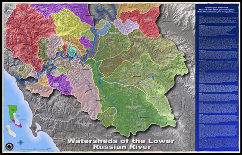 Dutch Bill Creek Watershed: Lower Russian river Watershed Map