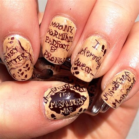 58 Harry Potter Nail Art Ideas That Are Pure Magic | Bored Panda