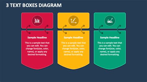 3 Text Boxes Diagram PowerPoint Presentation Slides - PPT Template