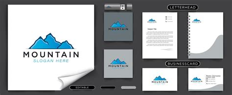 mountain logo Ideas. Inspiration logo design. Template Vector ...