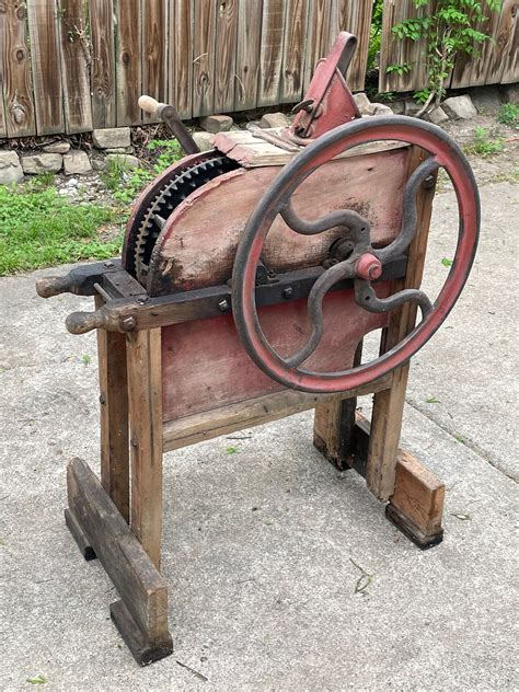 Antique 1800s Field Corn Shredder Walnut Hull Separator Sheller by ...