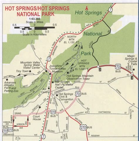 Wyoming Hot Springs State Park Map