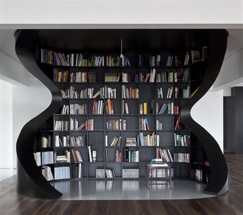 Home Library Architecture: 63 Smart & Creative Bookcase Designs ...