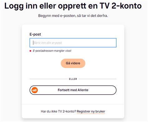 Slik får du tilgang til TV 2 Play – Allente