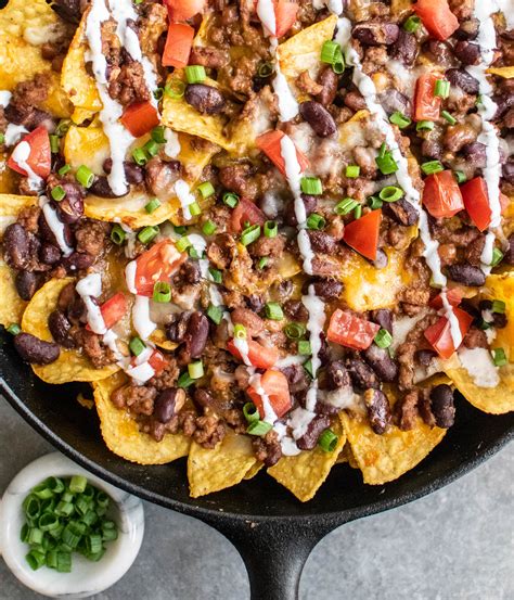 Baked Chili Nachos | Carolyn's Cooking