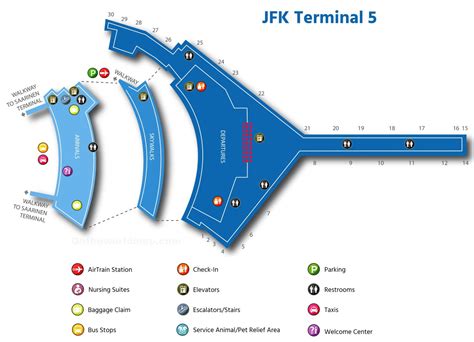 Jfk Terminal 5 Map – Map Of The Usa With State Names