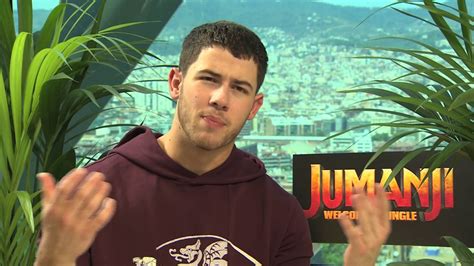 Nick Jonas Jumanji Interview - YouTube