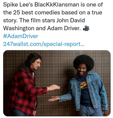 BlacKkKlansman - 25 Best True Story Comedies : r/adamdriverfans