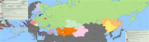 The Russian Empire Administrative Map by TheFalconette on DeviantArt