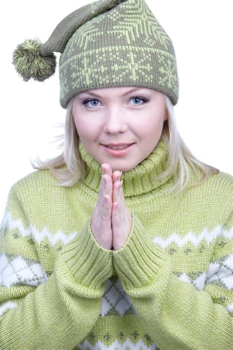 Girl in warm clothes stock photo. Image of model, beauty - 10632194