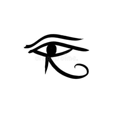 Egyptian Eye Of Horus Drawing