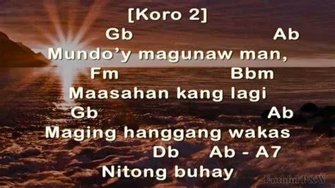 Dakilang katapatan (Tagalog) Chords and Lyrics - YouTube