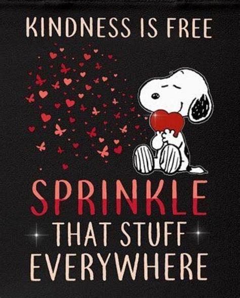 We Love Snoopy on Instagram: “Kindness is free. #snoopy #ilovesnoopy # ...