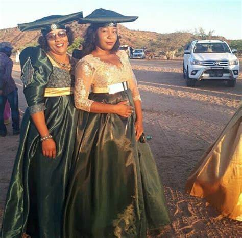 Clipkulture | Namibian Wedding Guests In Herero Traditional Dresses