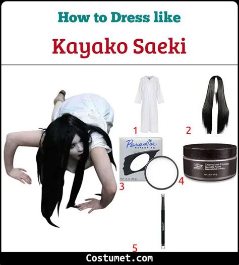 Kayako Saeki (The Grudge) Costume for Cosplay & Halloween