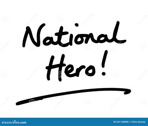 National Hero stock illustration. Illustration of mighty - 241136806