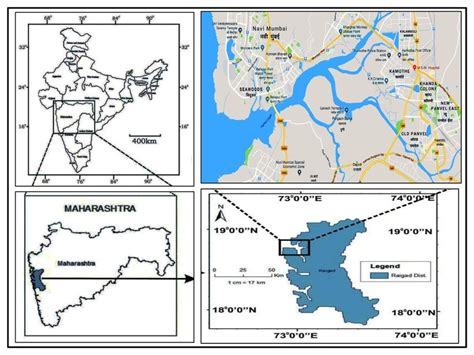 Location map of study area representing vicinity of Panvel City ...