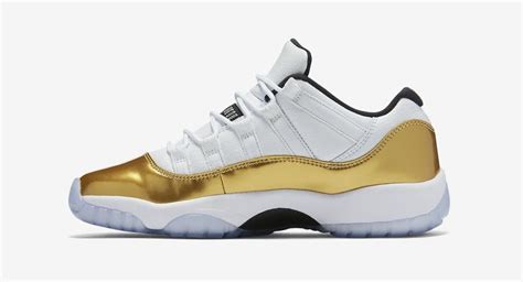 Air Jordan 11 Low White Gold Olympic - Sneaker Bar Detroit