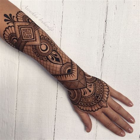 Sleeve Henna Tattoo - half sleeve henna tattoos #Halfsleevetattoos ...