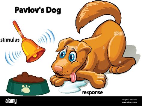 Pavlovs dog experiment Stock Vector Images - Alamy