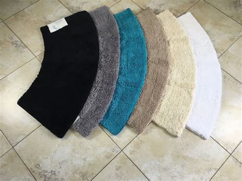 Quadrant Microfibre Non Slip Medium Curved Shower Mat Bathroom Floor ...