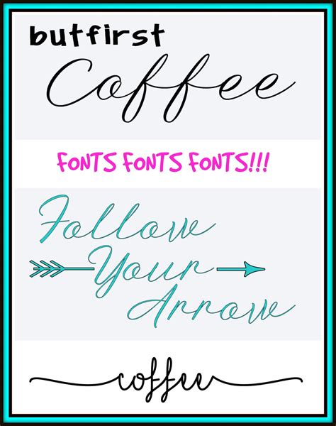 My Cricut Closet: How do you feel about the font craze? FREE FONTS.