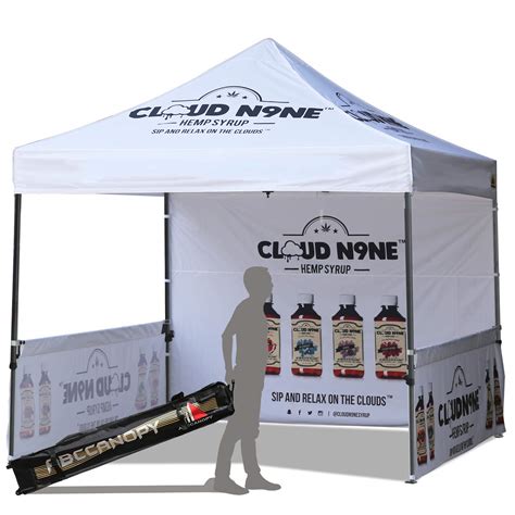 Buy ABCCANOPY Deluxe Pop up Tents with Logo 10x10 Promotional Booth ...