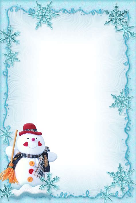 Winter Themed Borders