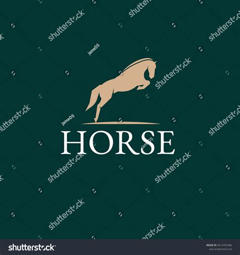 Jumping Horse Logo Design Creative Logo Stock Vector (Royalty Free ...