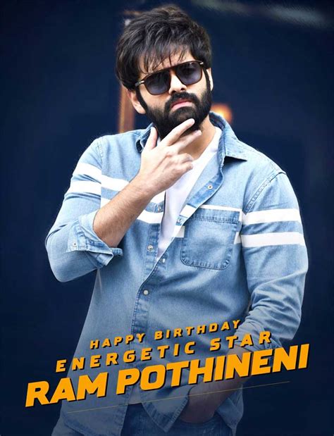 Happy Birthday To Ustaad Ram Pothineni | cinejosh.com