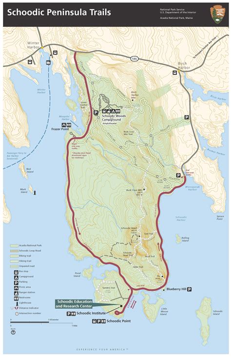 Acadia National Park Map – Map Of The World