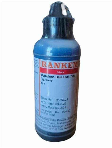 Methylene Blue Staining Aqueous Solution, Bottle, 125ml at Rs 150/kg in ...