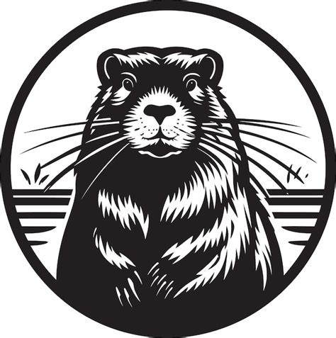 Premium Vector | Beaver crowned crest beaver leadership symbol