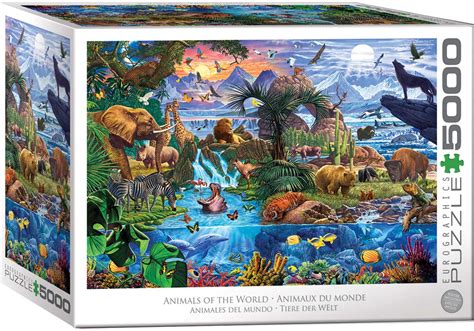 Animals of the World , 5000 Pieces, Eurographics | Puzzle Warehouse