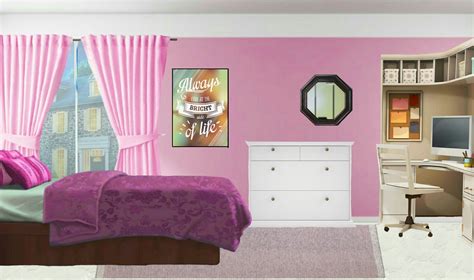 Pink Bedroom Background - seijimiddlemark