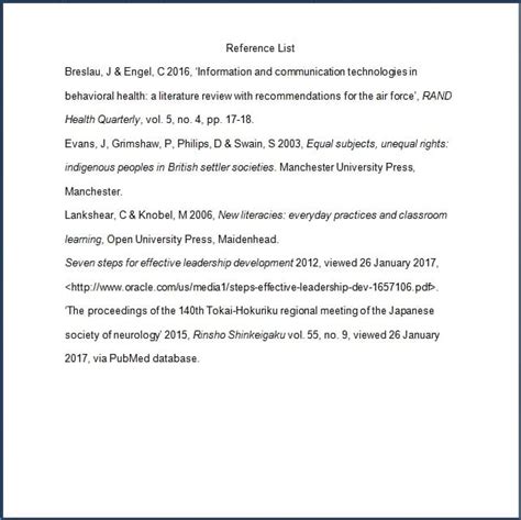 PDF example of reference list in harvard style PDF Télécharger Download