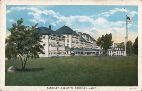 Rangeley Lake Hotel Maine Postcard