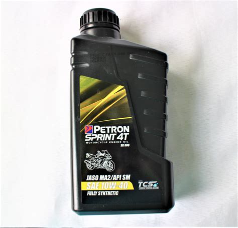 ORIGINAL PETRON SPRINT 4T SR 800 SAE 10W-40 FULLY SYNTHETIC MOTOR OIL ...