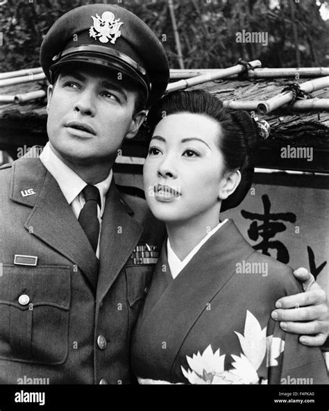 Marlon Brando and Miiko Taka / Sayonara / 1957 directed by Joshua Stock ...