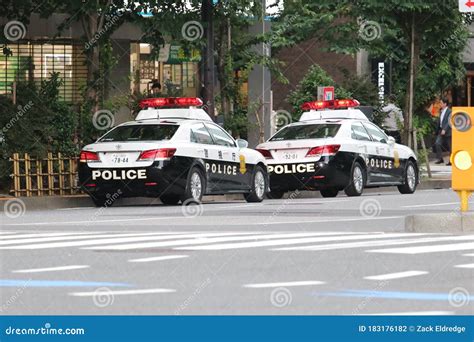 Japanese Police Cars in Japan Editorial Photography - Image of police ...