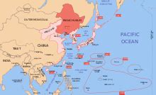 Manchuria On World Map – Map Vector