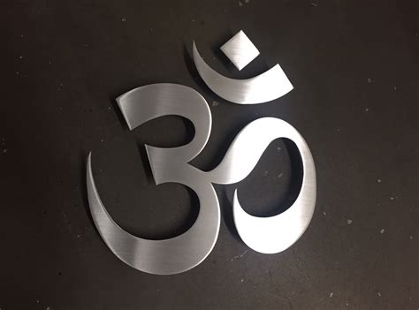 Om Symbol Namaste Metal Wall Art Wall Art Metal Wall Decor