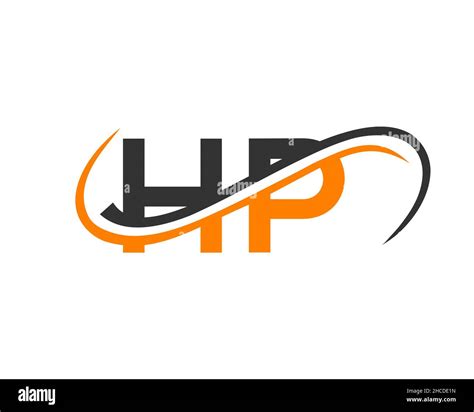 Initial HP Logo Design. HP Letter Linked Business Logo. HP logo Design ...