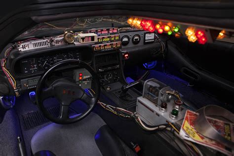 Back To The Future Delorean Interior Delorean Machine Interior ...