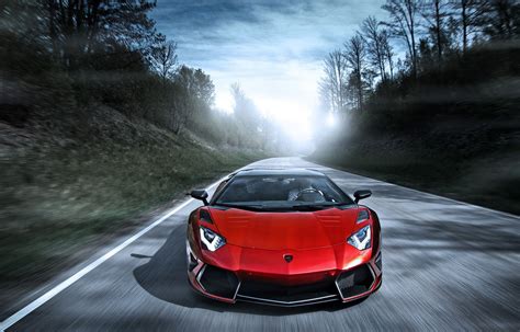 Red Lamborghini Aventador 2018, HD Cars, 4k Wallpapers, Images ...