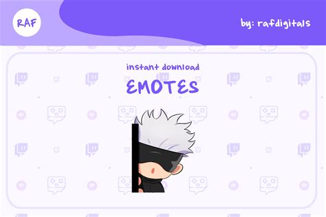 Ready to Use Gojo Satoru Emote - Etsy Ireland