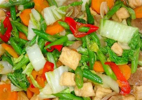 Resep Tumis sayur campur sari... simpel🙏.. bumbu iris oleh Kaka beryl ...