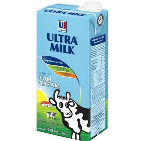 Jual Susu Ultra Milk UHT 1L 1000ml Full Cream | Shopee Indonesia