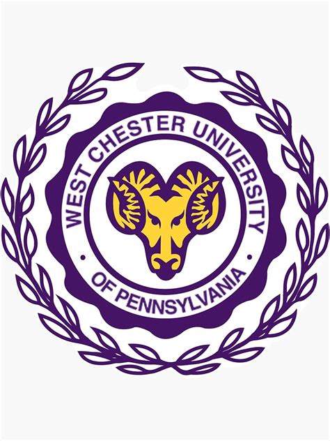 "West Chester University" Sticker for Sale by madelynerin | Redbubble