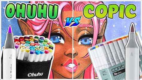 Ohuhu Markers Vs Copic 1 vs 11 vs 2